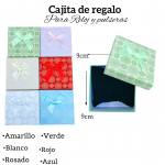 Cajita de regalo para reloj y pulsera medida 9cm X 9cm 