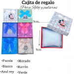 Cajita de regalo para reloj y pulsera medida 9cm X 9cm 