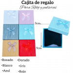 Cajita de regalo para reloj y pulsera medida 9cm X 9cm 
