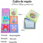 Cajita de regalo para reloj y pulsera medida 9cm X 9cm 