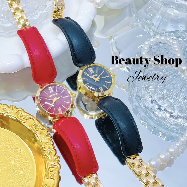Nuevo modelo de reloj con correa semi cuero de dama (2.97*)