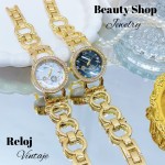 Nuevos modelos de reloj vintage de dama en oro chino