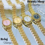 Nuevos modelos de reloj vintage de dama en oro chino