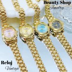 Nuevos modelos de reloj vintage de dama en oro chino