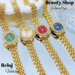 Nuevos modelos de reloj vintage de dama en oro chino