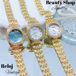 Nuevos modelos de reloj vintage de dama en oro chino