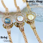 Nuevos modelos de reloj vintage de dama en oro chino