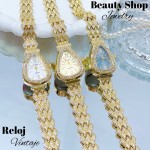 Nuevos modelos de reloj vintage de dama en oro chino