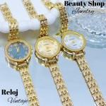 Nuevos modelos de reloj vintage de dama en oro chino