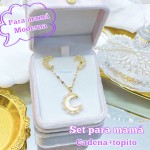 Set de cadena+topito para mamá 