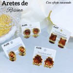 #Ay aretes en tendencia con efecto nacarado 