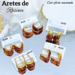 #Ay aretes en tendencia con efecto nacarado 
