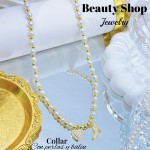 #1 collares con perlas y balines 13& (2.35*)