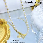 #1 collares con perlas y balines 13& (2.35*)