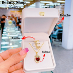 Set de cadena+anillo+estuche 