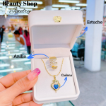 Set de cadena+anillo+estuche 