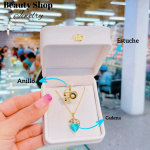 Set de cadena+anillo+estuche 