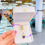 Set de cadena+anillo+estuche 