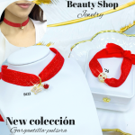 Nueva tendencia gargantilla+pulsera 