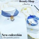 Nueva tendencia gargantilla+pulsera 