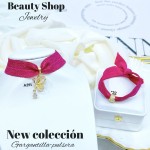 Nueva tendencia gargantilla+pulsera 