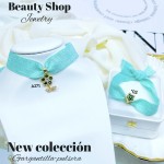 Nueva tendencia gargantilla+pulsera 