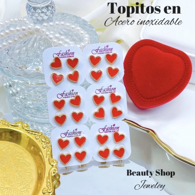 Paquete de topitos en acero inoxidable 