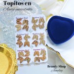Paquete de topitos en acero inoxidable 36&