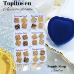 Paquete de topitos en acero inoxidable 36&
