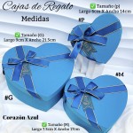 Cajas de regalo en forma de corazón con lazo te incluye 3 tamaños 