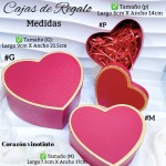 Cajas de regalo en forma de corazón te incluye 3 tamaños 