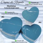 Cajas de regalo en forma de corazón con lazo te incluye 3 tamaños 