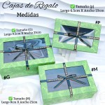 Cajitas de regalo cuadrada con lazo te incluye 3 piezas 