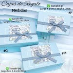 Cajitas de regalo cuadrada con lazo te incluye 3 piezas 