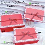 Cajitas de regalo cuadrada con lazo te incluye 3 piezas 