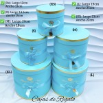Cajas de regalo redonda te incluye 5 piezas 