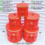 Cajas de regalo redonda te incluye 5 piezas 