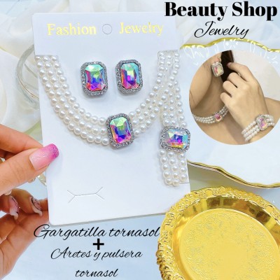 Nuevo set de accesorios con perlas 