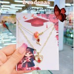 2 cadenas de graduación y tarjeta 