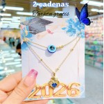 2 cadenas de graduación y tarjeta 