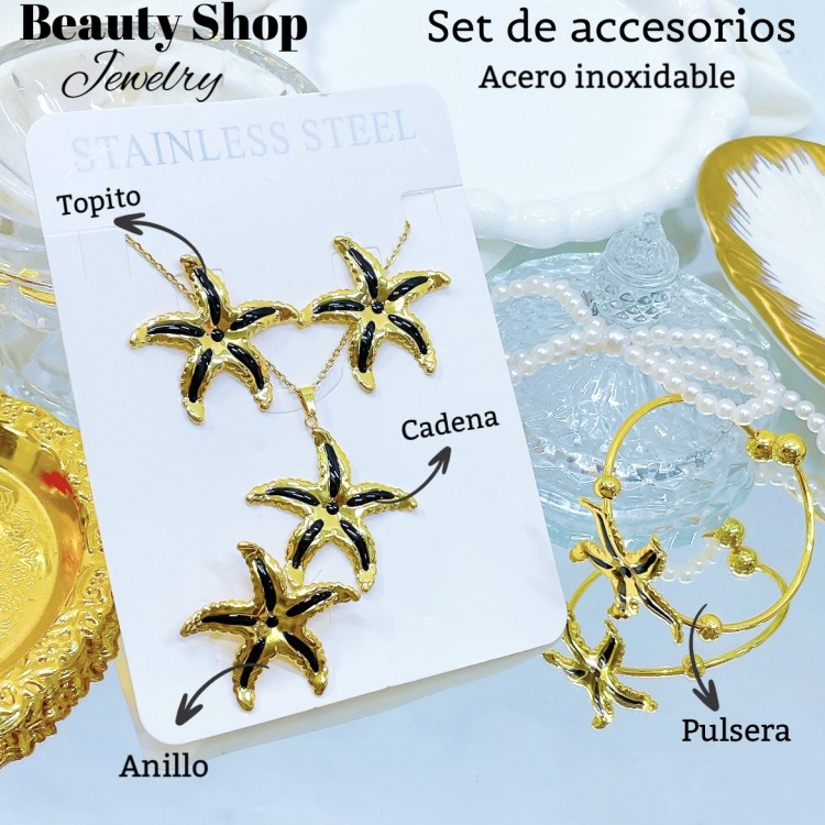 Nuevos set de accesorios en acero inoxidable 
