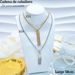 Nuevos modelos de cadenas para caballero en acero inoxidable 