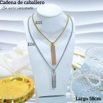 Nuevos modelos de cadenas para caballero en acero inoxidable 