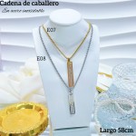 Nuevos modelos de cadenas para caballero en acero inoxidable 