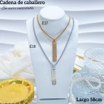 Nuevos modelos de cadenas para caballero en acero inoxidable 