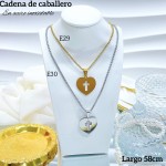 Nuevos modelos de cadenas para caballero en acero inoxidable 