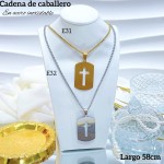 Nuevos modelos de cadenas para caballero en acero inoxidable 