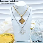 Nuevos modelos de cadenas para caballero en acero inoxidable 