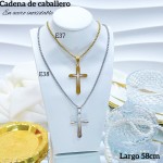 Nuevos modelos de cadenas para caballero en acero inoxidable 