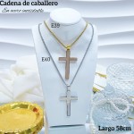 Nuevos modelos de cadenas para caballero en acero inoxidable 